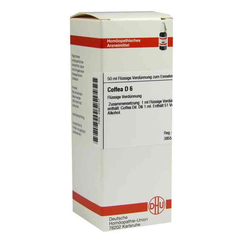 Coffea D6 Dilution 50 ml von DHU-Arzneimittel GmbH & Co. KG PZN 02897017