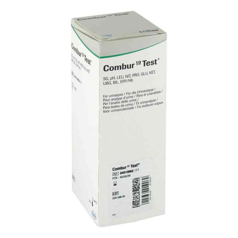 Combur 10 Test Teststreifen 100 stk von Roche Diagnostics Deutschland GmbH PZN 04659339