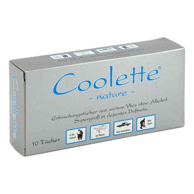 Coolette Nature Erfrischungstücher Vlies 10 stk von Coolike-Regnery GmbH PZN 05553732