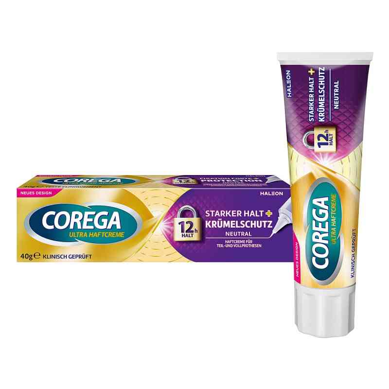 Corega Ultra Haftcreme Starker Halt + Krümelschutz 40 g von Haleon Germany GmbH PZN 19283992