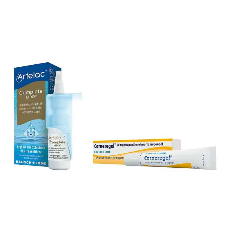 Corneregel Augengel + Artelac Complete MDO Augentropfen 1 Set von Dr. Gerhard Mann PZN 08107261