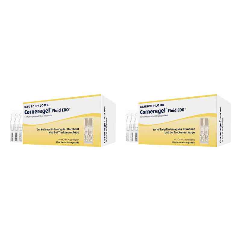 Corneregel Fluid EDO Augentropfen 2x60X0.6 ml von Dr. Gerhard Mann PZN 08104588