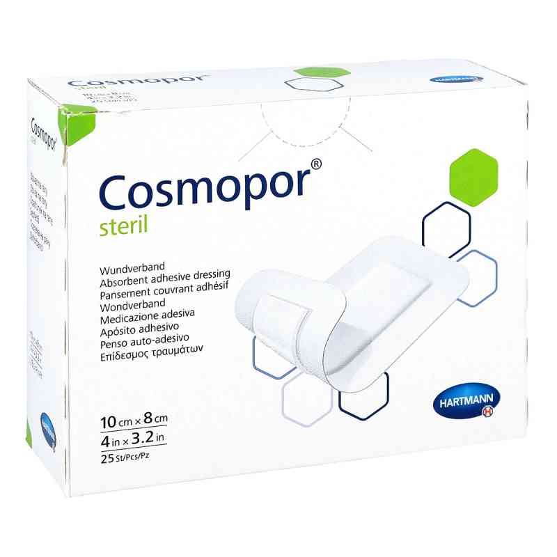 Cosmopor steril 8x10 cm 25 stk von PAUL HARTMANN AG PZN 04302034