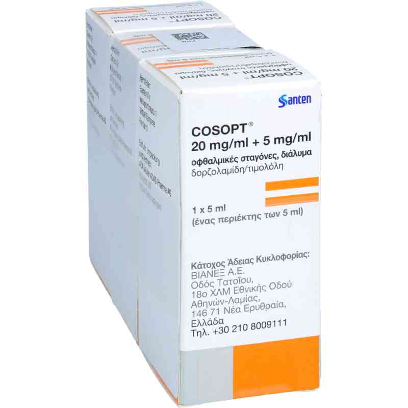 Cosopt Ed Cosopt 20 Mg/ml + 5 Mg/ml Augentropfen 3X5 ml online kaufen