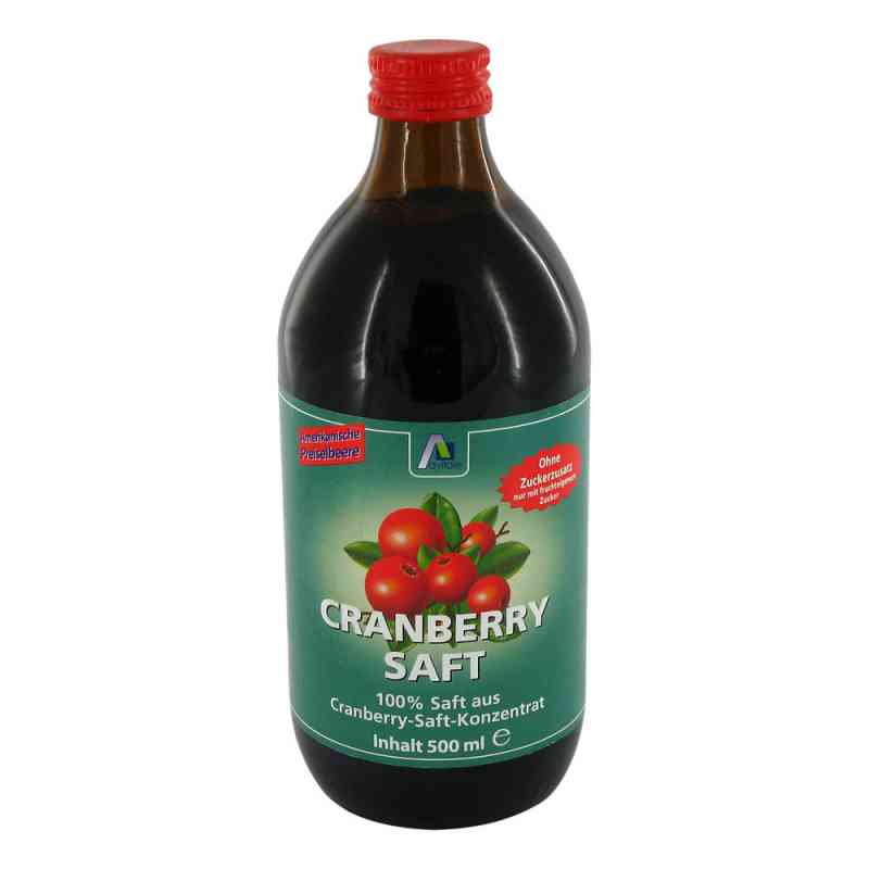 Cranberry Saft 100% Frucht 500 ml von Avitale GmbH PZN 03480489