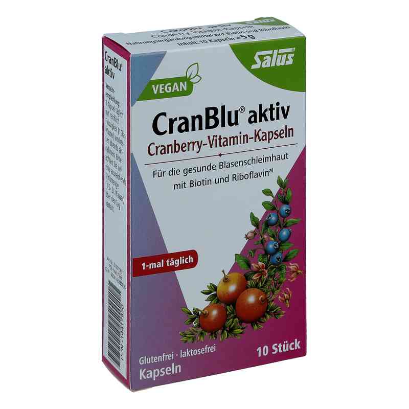 Cranblu aktiv Cranberry-vitamin-kapseln Salus 10 stk von SALUS Pharma GmbH PZN 14417956