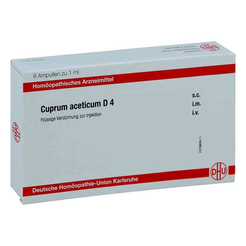 Cuprum Aceticum D4 Ampullen 8X1 ml von DHU-Arzneimittel GmbH & Co. KG PZN 11705525