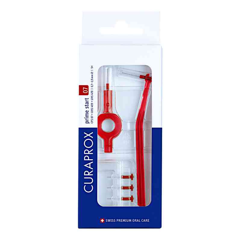 Curaprox Interdental Set Cps 07 mm rot 5 St 1 Pck von Curaden Germany GmbH PZN 16356791