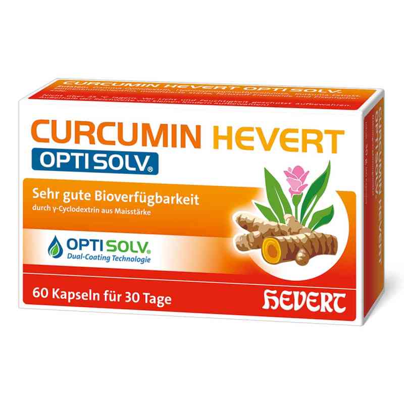 Curcumin Hevert Optisolv Kapseln 60 stk von Hevert-Arzneimittel GmbH & Co. KG PZN 19709818