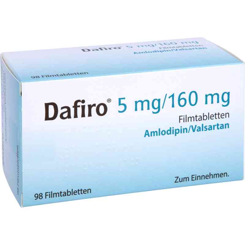 Dafiro 5mg/160mg 98 stk von axicorp Pharma GmbH PZN 11542135