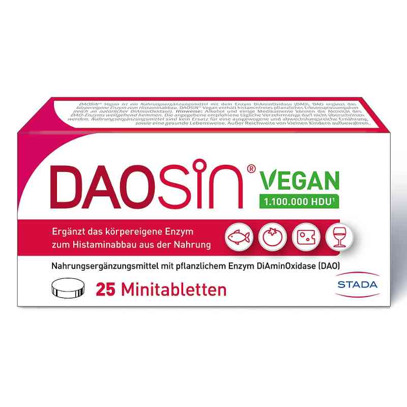 Daosin Vegan Tabletten 25 stk von STADA Consumer Health Deutschland GmbH PZN 19627279