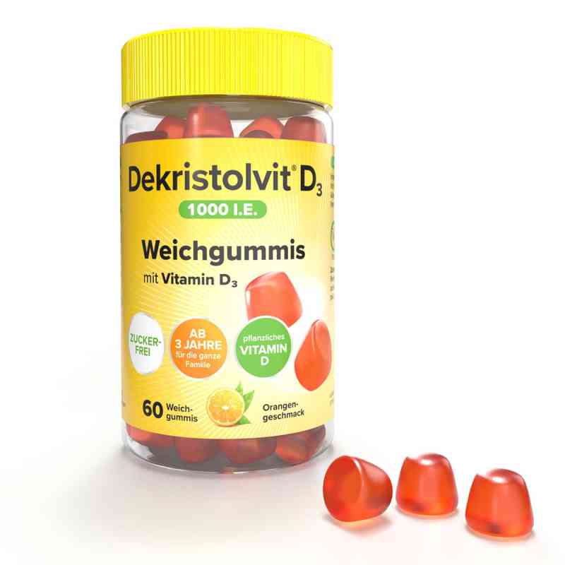 Dekristolvit D3 1000 I.E. Weichgummis 60 stk von Trommsdorff GmbH & Co. KG PZN 18812690