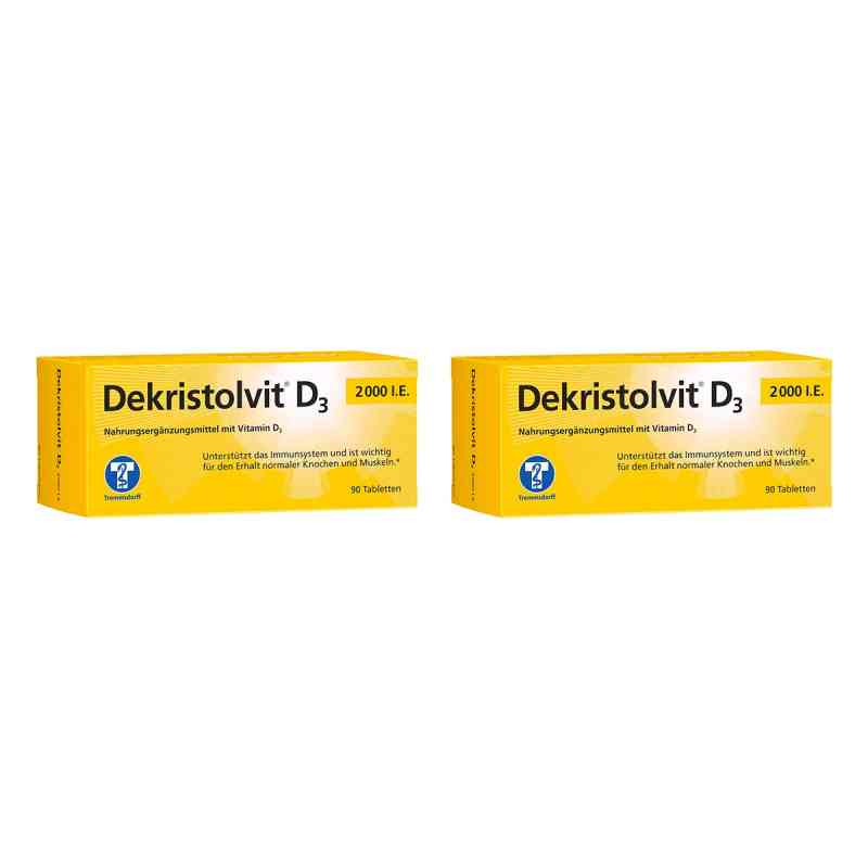 Dekristolvit D3 2000 I.e. Tabletten 2x90 stk von Trommsdorff GmbH & Co. KG PZN 08104568