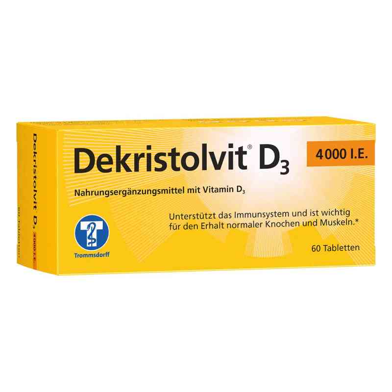 Dekristolvit D3 4.000 I.e. Tabletten 60 stk von Trommsdorff GmbH & Co. KG PZN 10818581