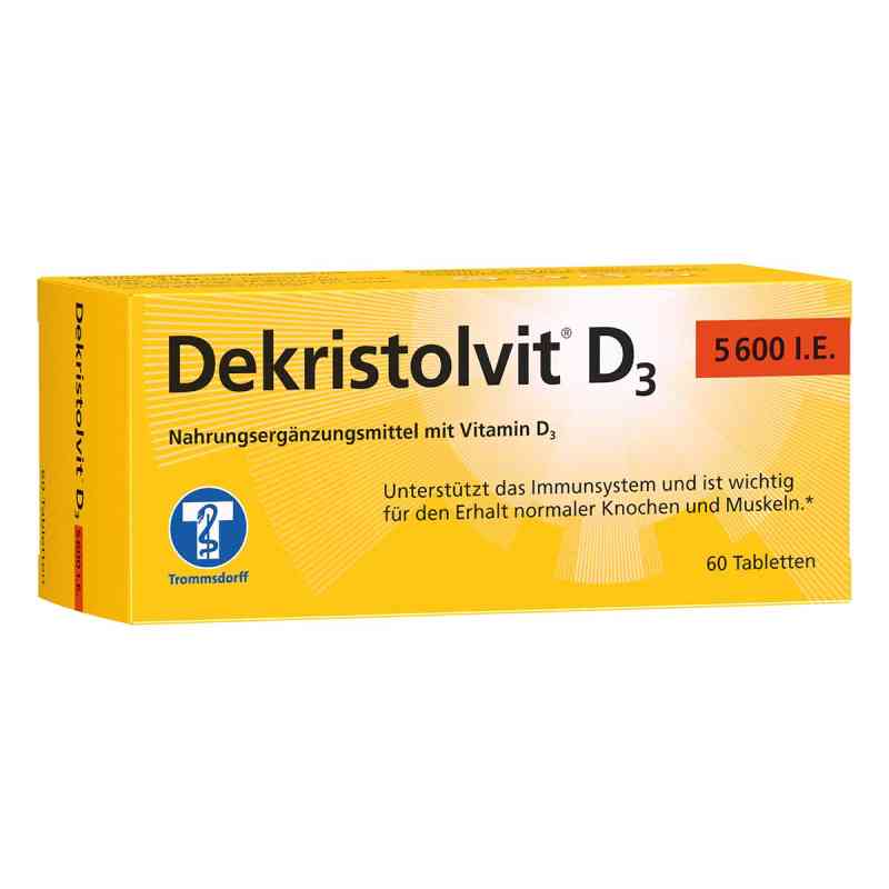 Dekristolvit D3 5.600 I.e. Tabletten 60 stk von Trommsdorff GmbH & Co. KG PZN 11709693