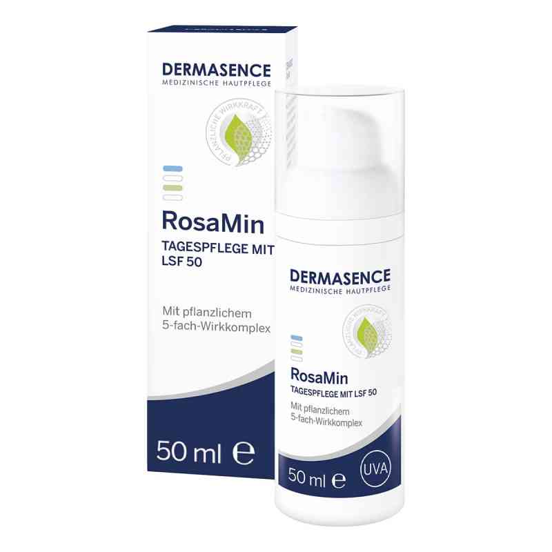 Dermasence RosaMin Tagespflege mit LSF 50 50 ml von Medicos Kosmetik GmbH & Co. KG PZN 16901099
