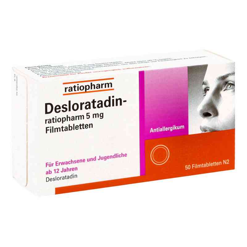 Desloratadin ratiopharm 5 mg Filmtabletten 50 stk von ratiopharm GmbH PZN 15397606