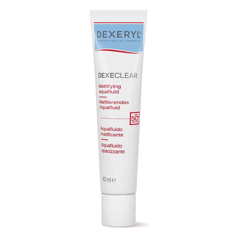 Dexeryl Dexeclear Mattierendes Aquafluid Spf 50 40 ml von PIERRE FABRE DERMO KOSMETIK GmbH PZN 19641807