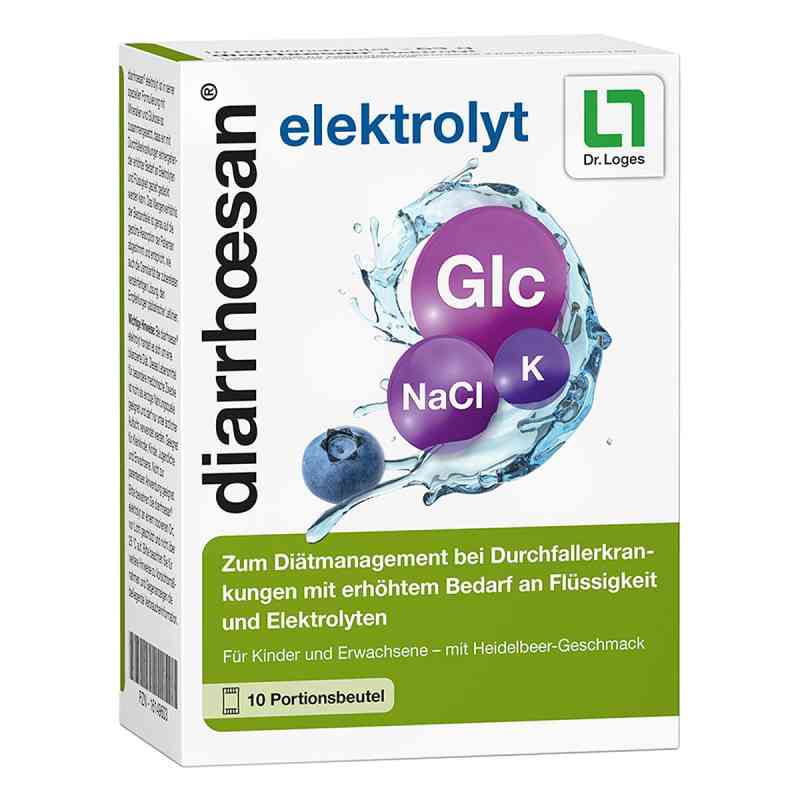 Diarrhoesan elektrolyt Plv.z.her.e.lsg.z.einnehmen 10 stk von Dr. Loges + Co. GmbH PZN 16149603