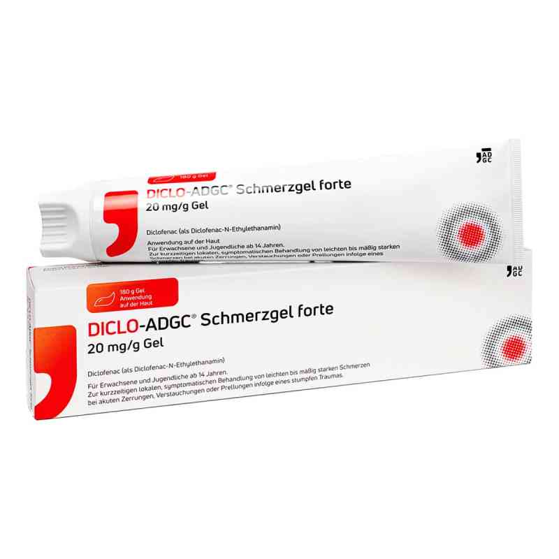Diclo-ADGC Schmerzgel Forte 20 mg/g 180 g von Zentiva Pharma GmbH PZN 18049969