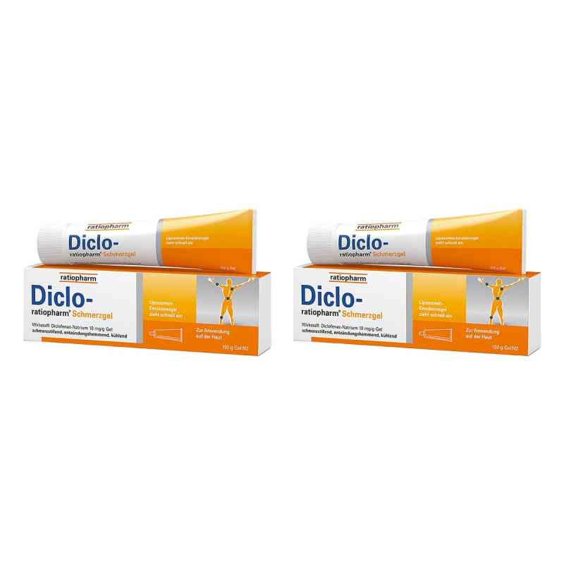 Diclo-ratiopharm Schmerzgel 2x150 g von ratiopharm GmbH PZN 08104732