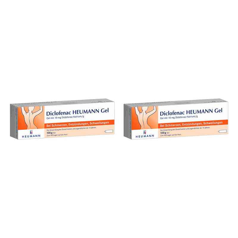 Diclofenac HEUMANN Gel 2x100 g von HEUMANN PHARMA GmbH & Co. Generica KG PZN 08101730