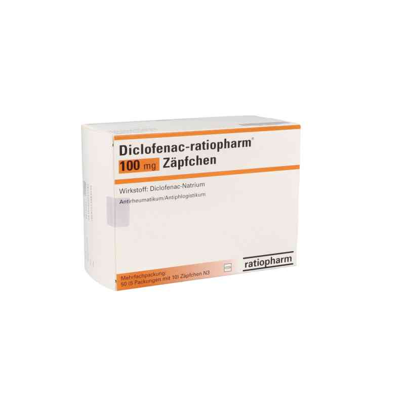 Diclofenac-ratiopharm 100mg 50 stk von ratiopharm GmbH PZN 06605968