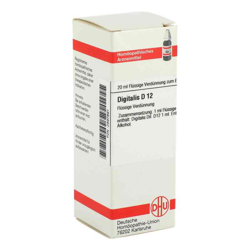 Digitalis D12 Dilution 20 ml von DHU-Arzneimittel GmbH & Co. KG PZN 02897891