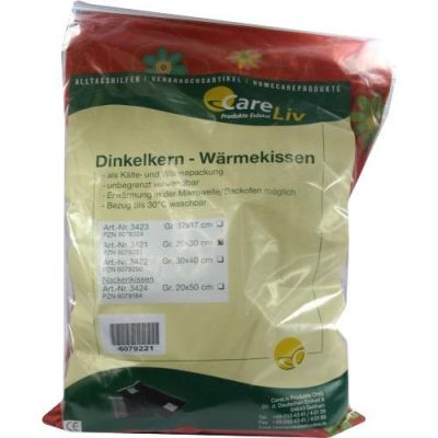 Dinkelkern Wärmekissen mit Bezug 20x30 cm 1 stk von Careliv Produkte OHG PZN 06079221