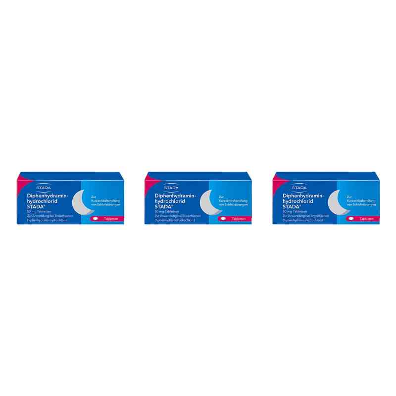 Diphenhydraminhydrochlorid STADA 50 mg Tabletten 3x20 stk von STADA Consumer Health Deutschland GmbH PZN 08102779