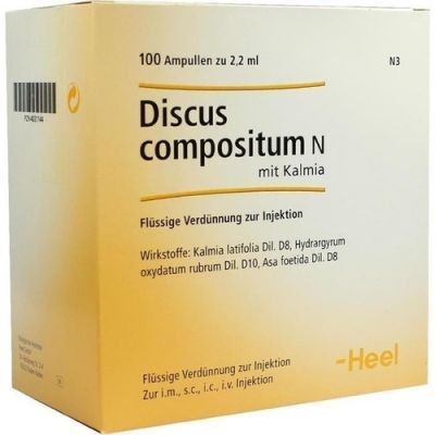 Discus compositum N mit Kalmia Ampullen 100 stk von Biologische Heilmittel Heel GmbH PZN 04031144