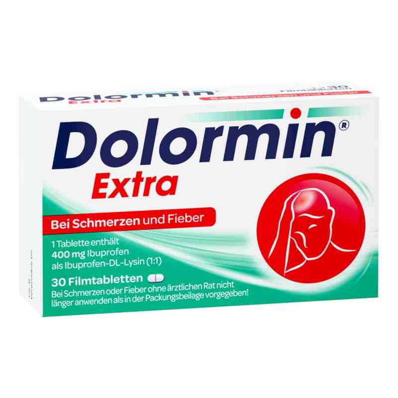 Dolormin Extra 400 mg Ibuprofen bei Schmerzen und Fieber  30 stk von Johnson & Johnson GmbH (OTC) PZN 01094724