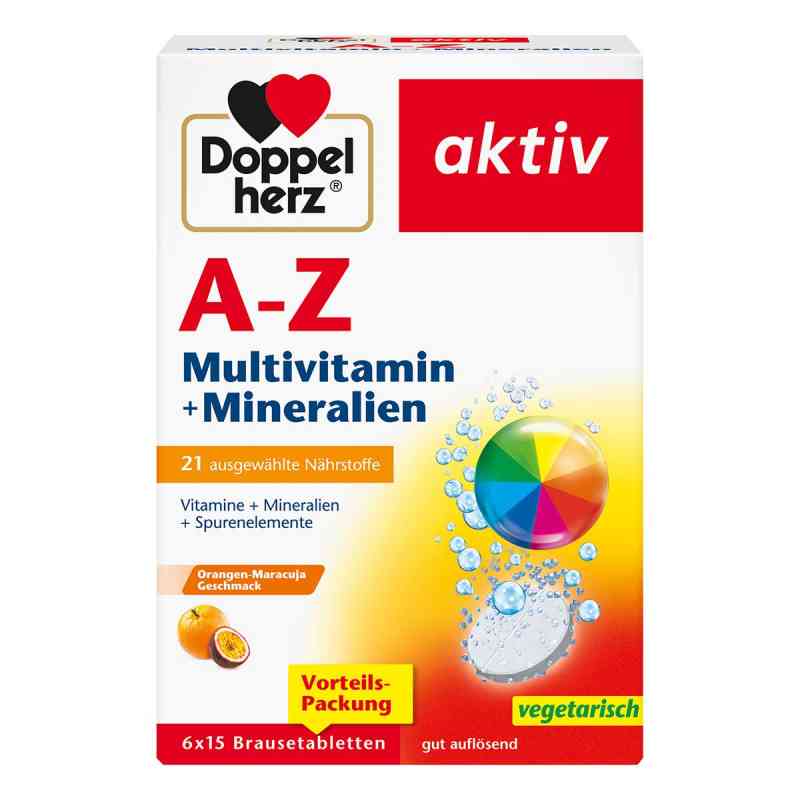Doppelherz A-z Multivitamin+mineralien Brausetabletten  6X15 stk von Queisser Pharma GmbH & Co. KG PZN 19068911