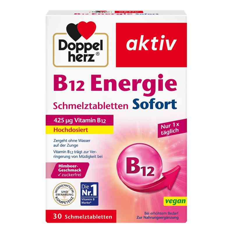 Doppelherz aktiv B12 Energie Sofort Schmelztabletten 30 stk von Queisser Pharma GmbH & Co. KG PZN 12454309