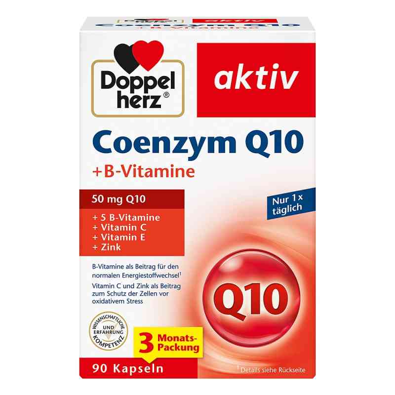 Doppelherz aktiv Coenzym Q10 + B-Vitamine + Vitamin E Kapseln 90 stk von Queisser Pharma GmbH & Co. KG PZN 19073556