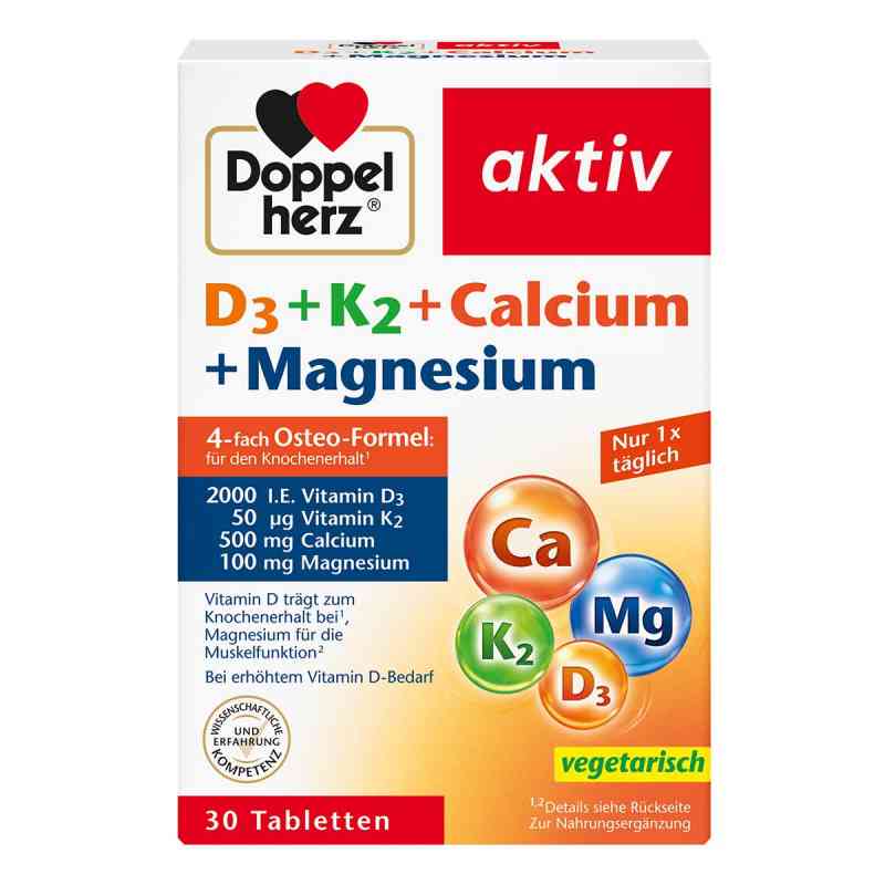 Doppelherz aktiv D3 + K2 + Calcium + Magnesium Tabletten 30 stk von Queisser Pharma GmbH & Co. KG PZN 18778668
