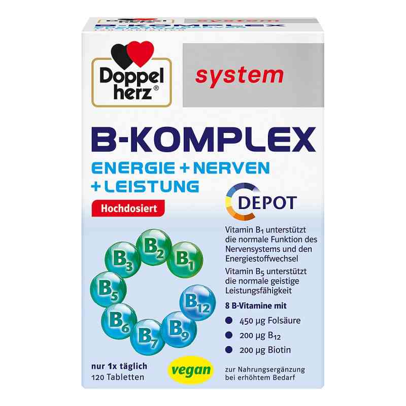 Doppelherz B-Komplex system Tabletten 120 stk von Queisser Pharma GmbH & Co. KG PZN 16321545