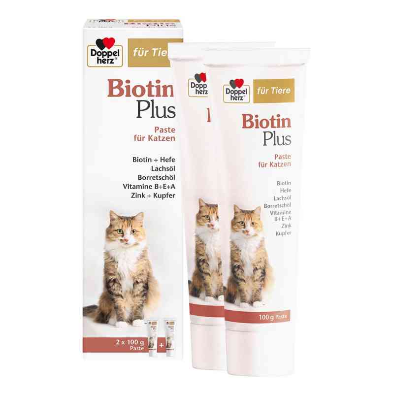 Doppelherz Für Tiere Biotin Plus Paste F.katzen 2X100 g von Queisser Pharma GmbH & Co. KG PZN 19745317