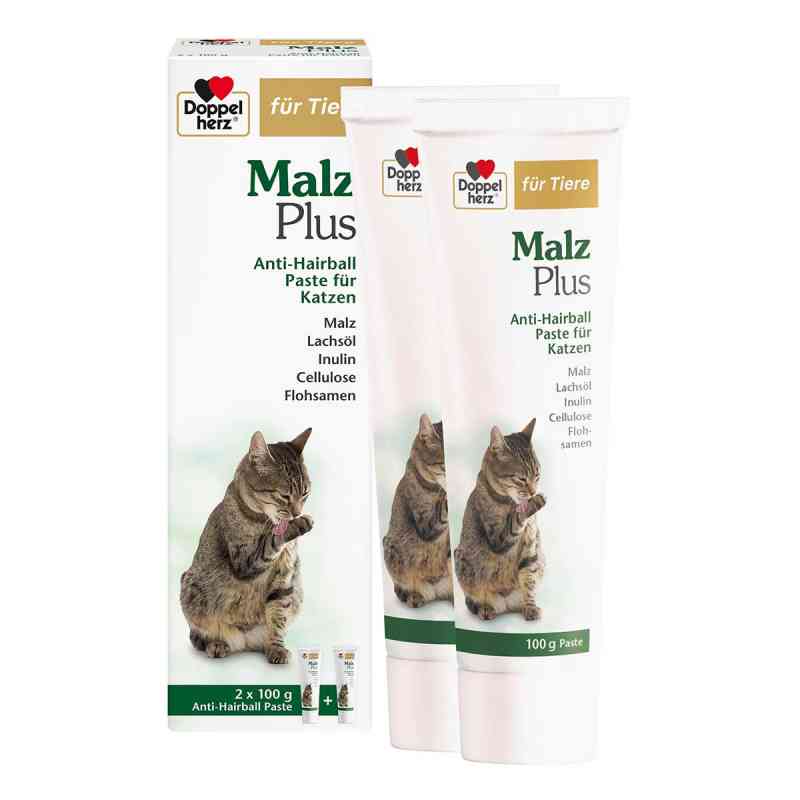 Doppelherz für Tiere Malz Plus Anti-Hairball Paste für Katzen 2X100 g von Queisser Pharma GmbH & Co. KG PZN 19745300