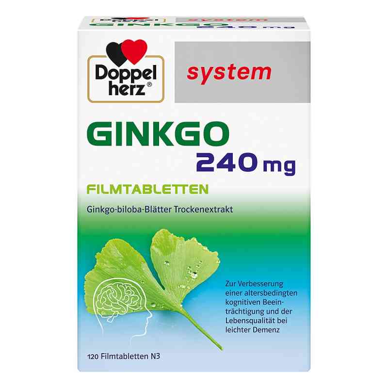 Doppelherz Ginkgo 240mg system 120 stk von Queisser Pharma GmbH & Co. KG PZN 12346979