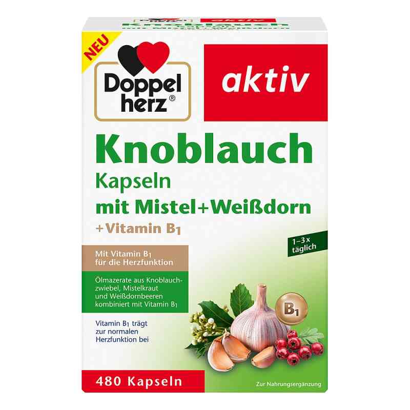 Doppelherz Knoblauch Mistel + Weißdorn + Vitamin B1 480 stk von Queisser Pharma GmbH & Co. KG PZN 19765739