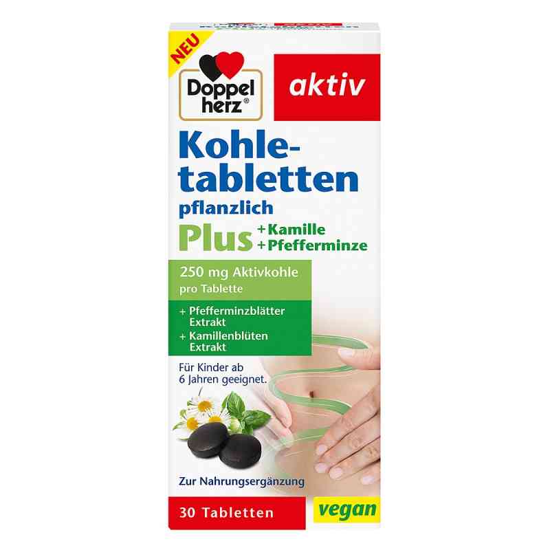 Doppelherz Kohletabletten+Kamille+Pfefferminze 30 stk von Queisser Pharma GmbH & Co. KG PZN 20279079
