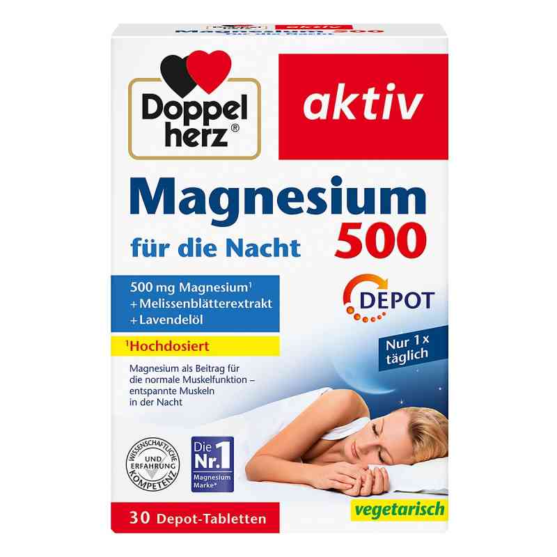 Doppelherz Magnesium 500 Für Die Nacht Tabletten 30 stk von Queisser Pharma GmbH & Co. KG PZN 17510627