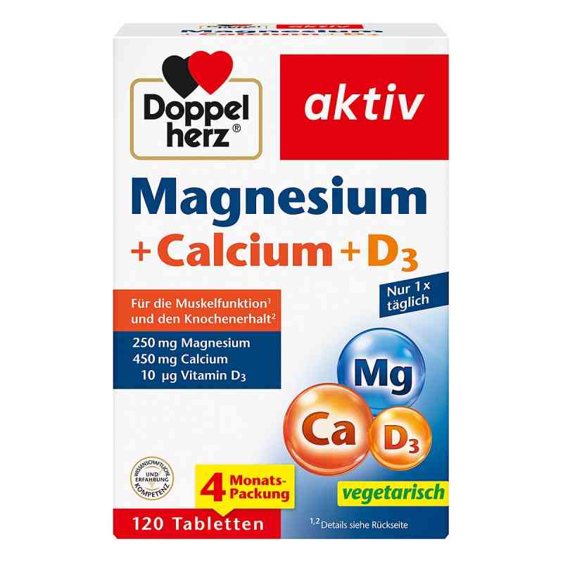 Doppelherz Magnesium+Calcium+D3 aktiv Tabletten 120 stk von Queisser Pharma GmbH & Co. KG PZN 16824542
