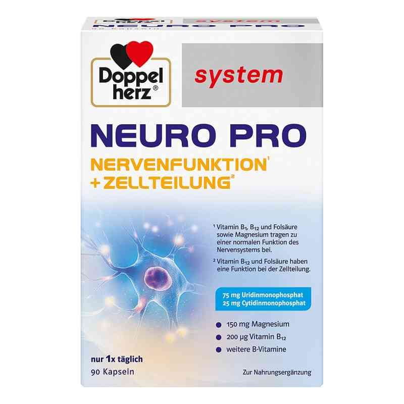 Doppelherz Neuro Pro System Kapseln 90 stk von Queisser Pharma GmbH & Co. KG PZN 20547700