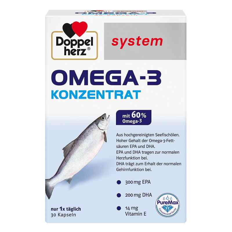 Doppelherz Omega-3 Konzentrat system Kapseln 30 stk von Queisser Pharma GmbH & Co. KG PZN 06132725