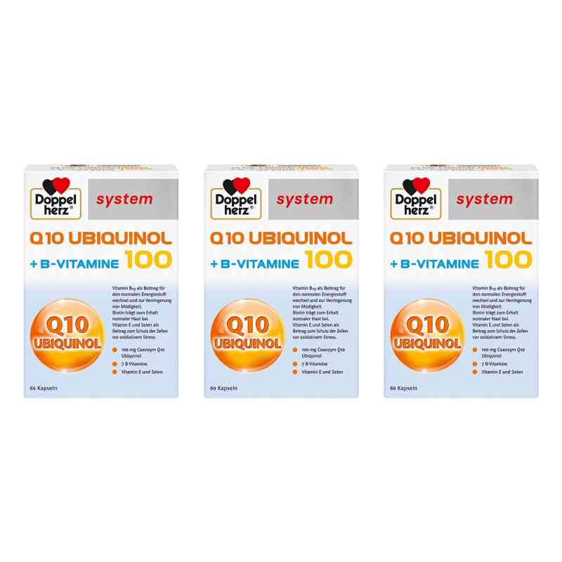 Doppelherz Q10 Ubiquinol 100 System Kapseln 3x60 stk von Queisser Pharma GmbH & Co. KG PZN 08109088