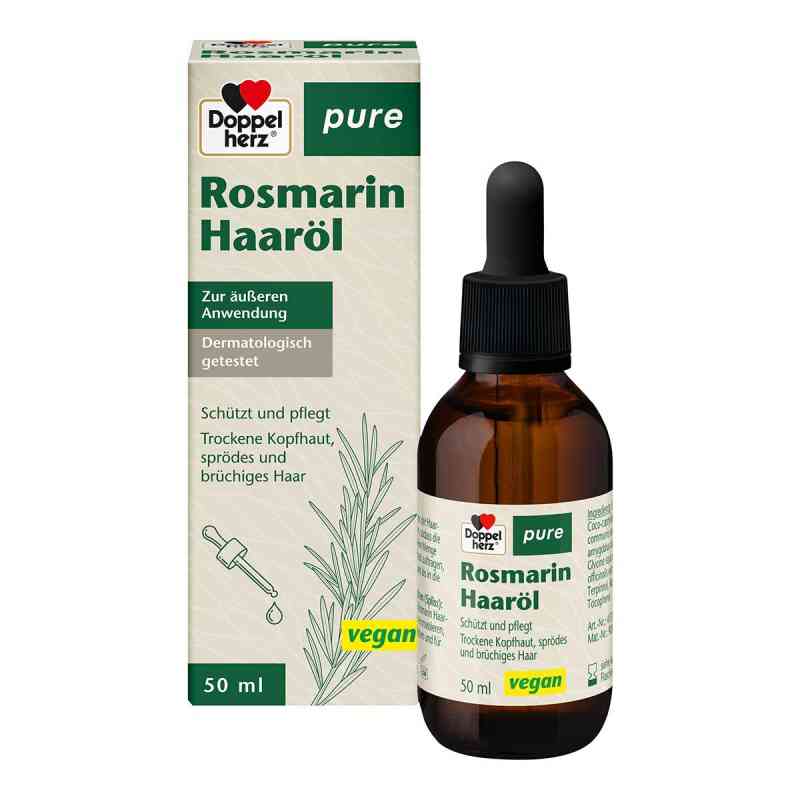 Doppelherz Rosmarin Haaröl Pure 50 ml von Queisser Pharma GmbH & Co. KG PZN 19288506