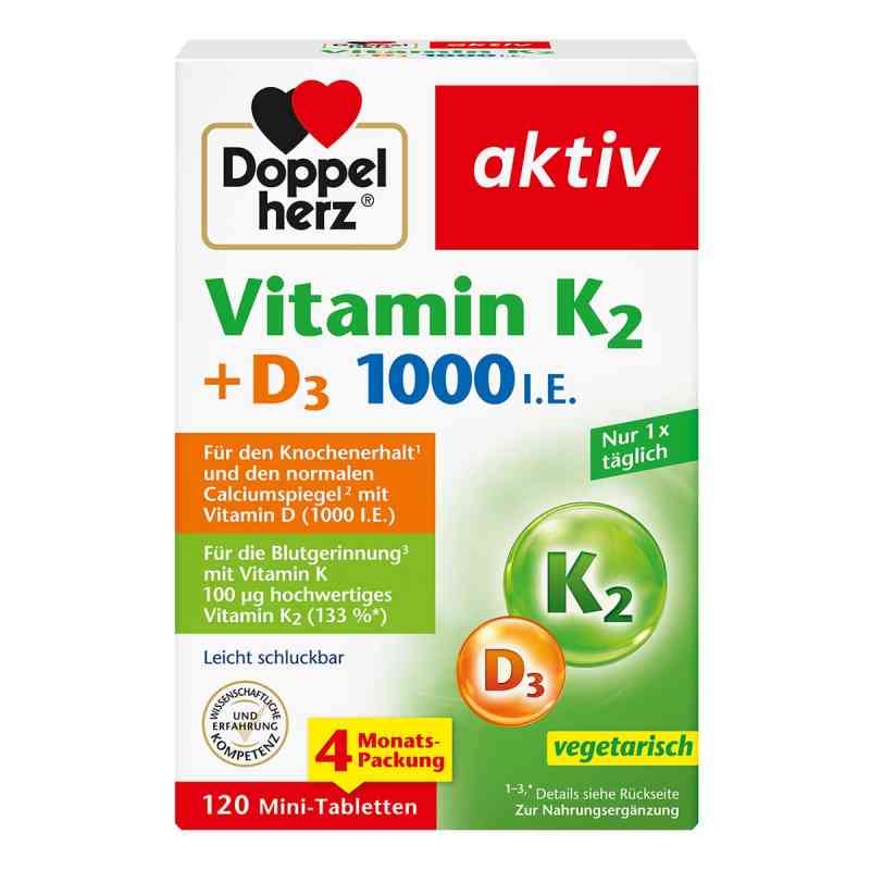 Doppelherz Vitamin K2+d3 1000 I.e. Tabletten 120 stk von Queisser Pharma GmbH & Co. KG PZN 17980882