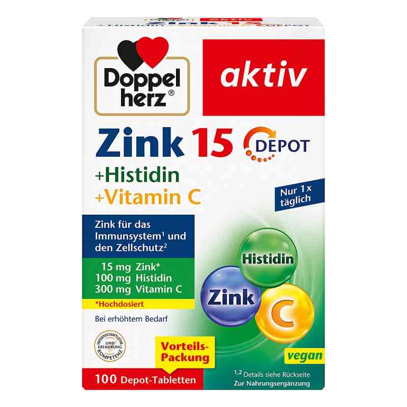 Doppelherz Zink + Histidin + Vitamin C Depot Tabletten 100 stk von Queisser Pharma GmbH & Co. KG PZN 16942951